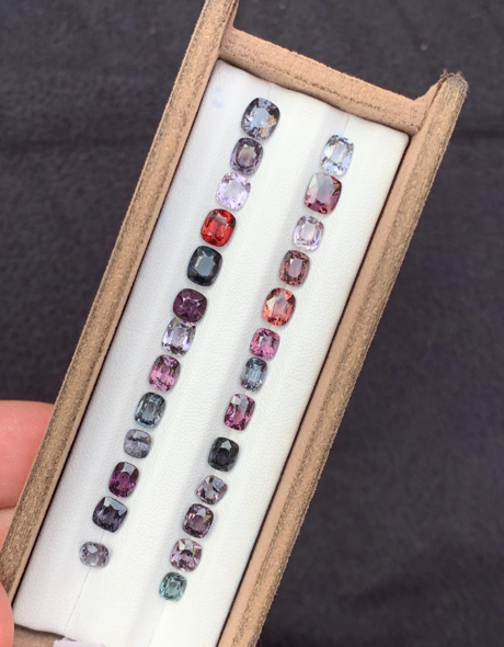 Natural Spinel Gemstone Lot from Burma