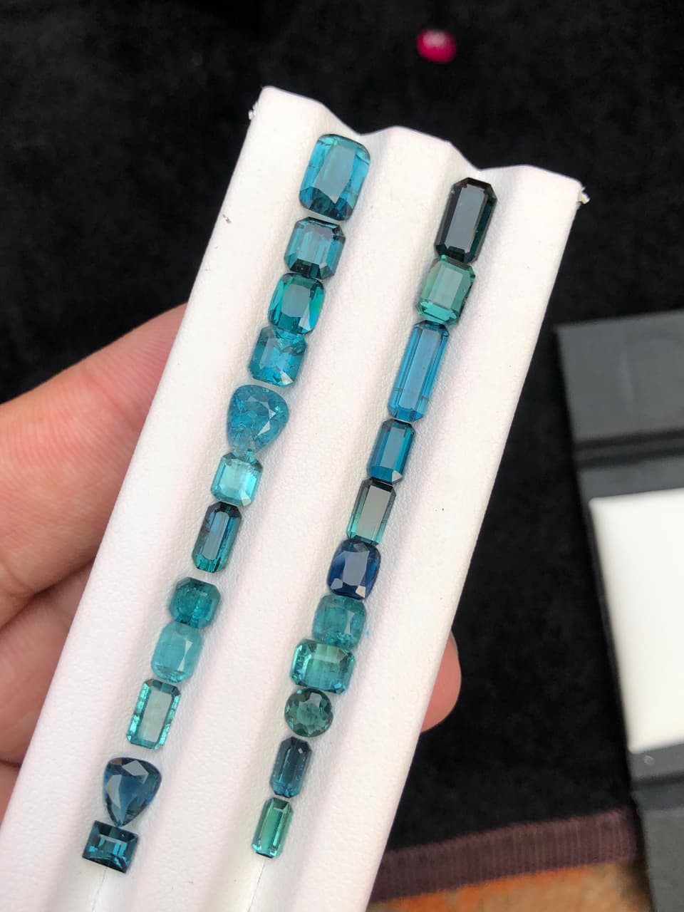 Natural Blue Tourmaline Lot 17 Carats from Afghanistan