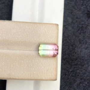 Top Color Bicolor Tourmaline 4.50 Carats from Afghanistan