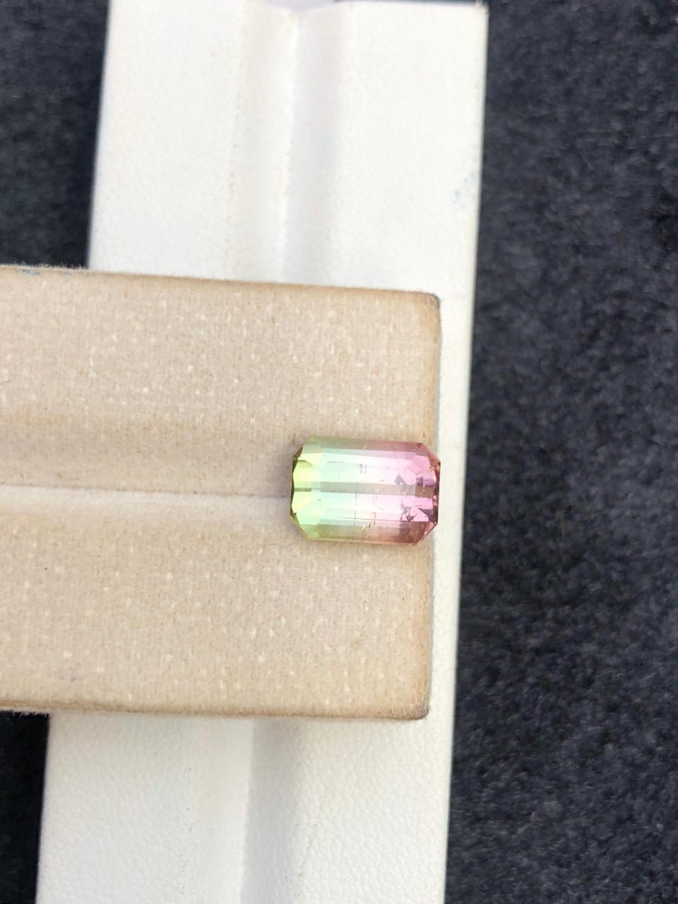 Top Color Bicolor Tourmaline 4.50 Carats from Afghanistan
