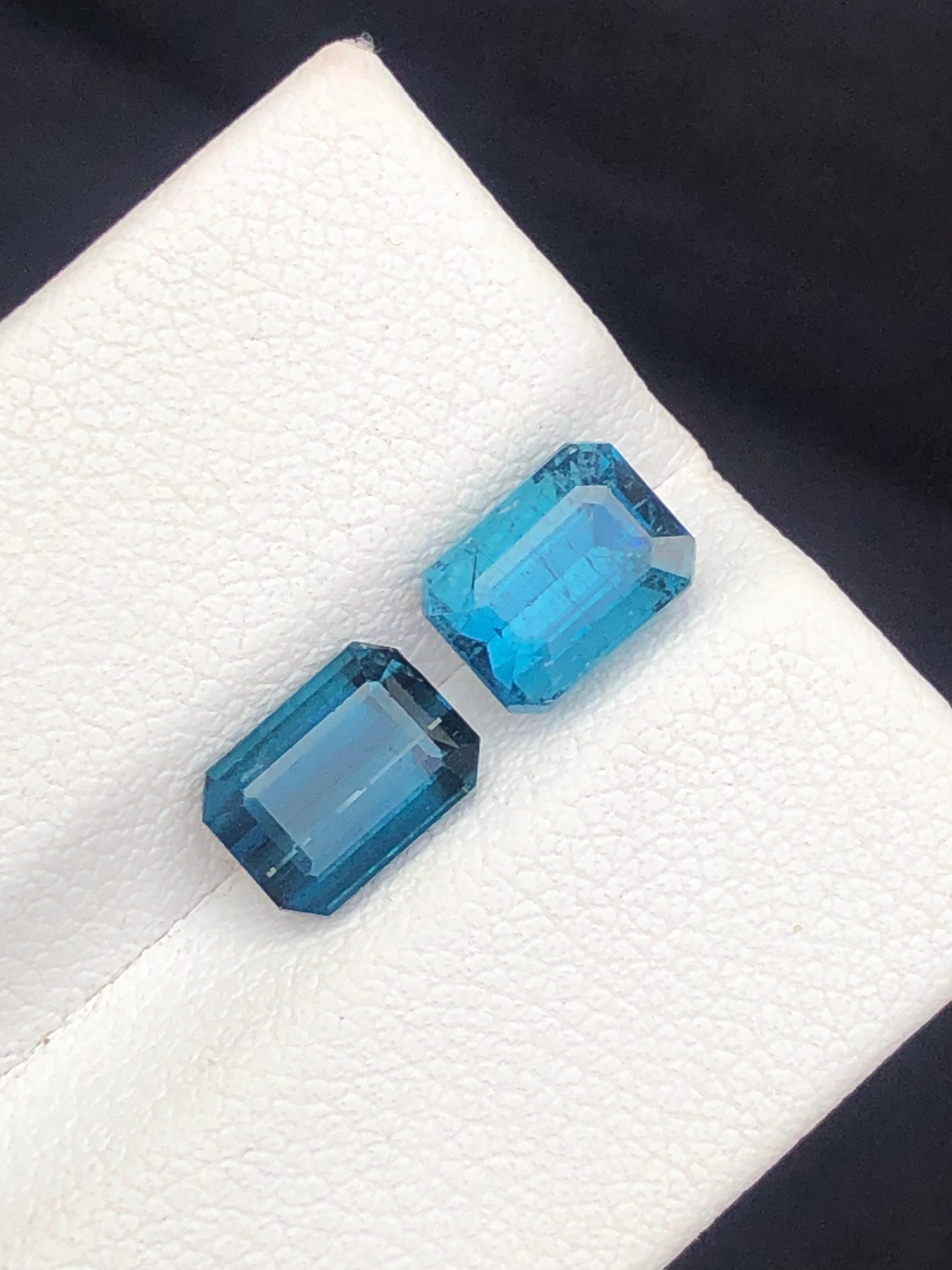Natural Blue Tourmaline 3.10 Carats Faceted Gemstone