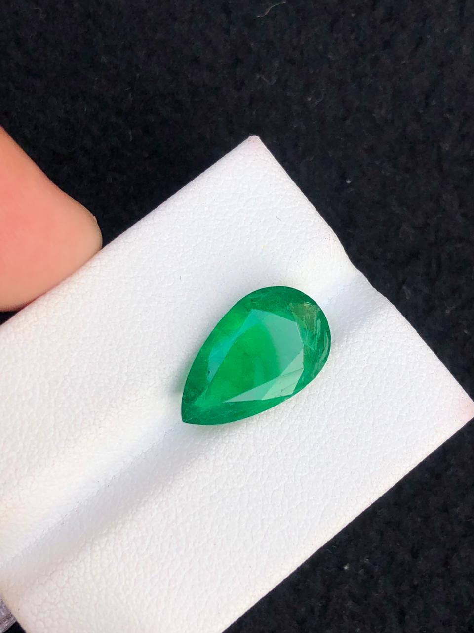 Natural Zambian Emerald 5 Carats Faceted Loose Gemstone