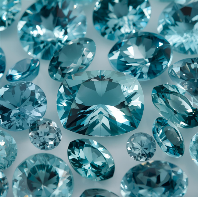 Aquamarine price per carat comparison – gemstone value chart.
