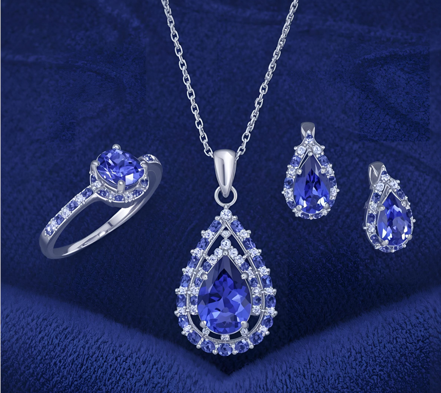 elegant tanzanite jewelry