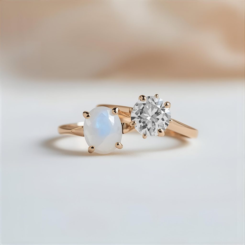 Gemstone rings for love and relationships.